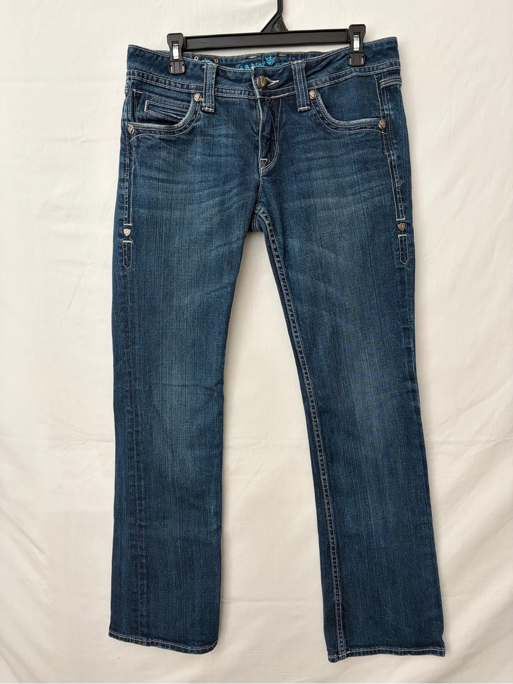 Women’s Sang Real Blue Bootcut Jeans Size 32 Sang Real King Richard II(A749)